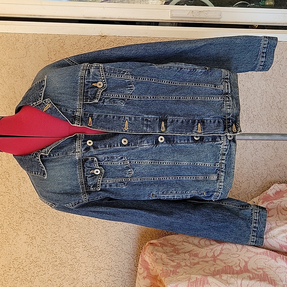 Men's Mavi Trucker Denim Jean Jacket sz Large L